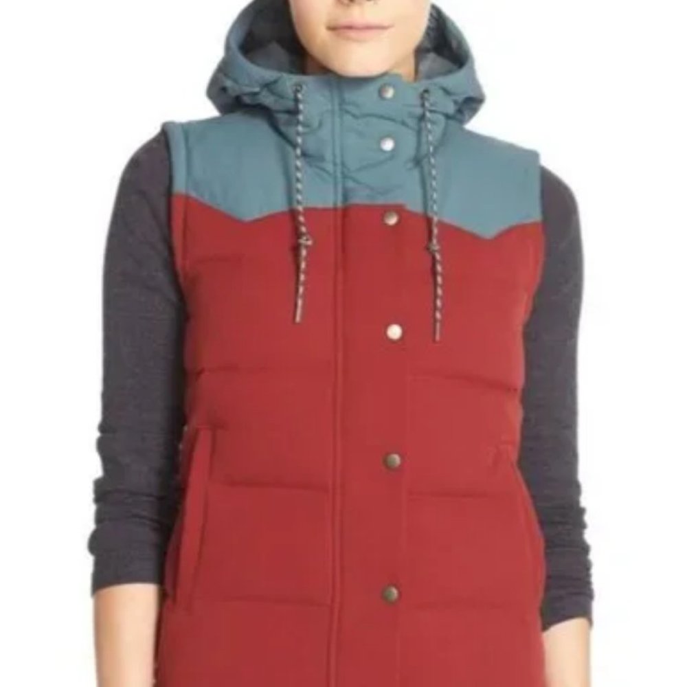Patagonia Bivy Down Vest w/Hood, Mushroom Lining